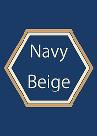 Navy & Beige Simple design 11