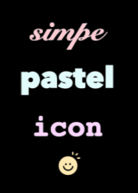 simple pastel icon