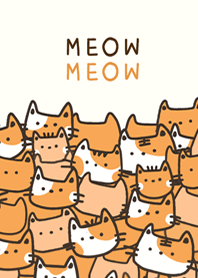 MEOW MEOW: 주황색 고양이의 그룹