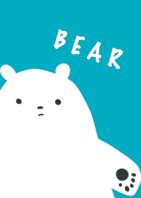 Cool blue bear