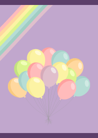 Pastel balloons05 purple