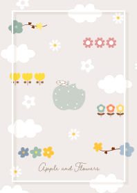 brown flower and apple 12_2