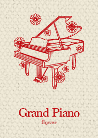 GrandPiano&flower ver_Beige3