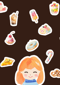Sweets and girls brown