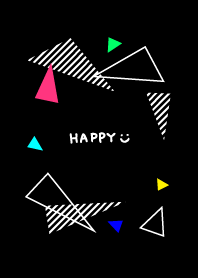 Stylish Triangle Black from Japan
