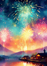 Beautiful Fireworks Theme#423