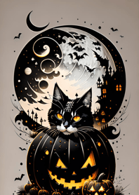 halloween cat EDA6A2