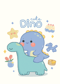 ไดโนเสาร์สีฟ้ามาแล้ว น่ารักมากกก :)