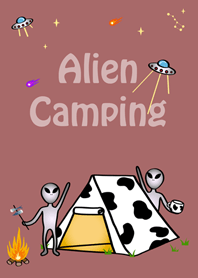 โอล่า เอเลี่ยน แคมป์ปิ้ง(ชมพูส้ม)