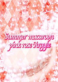 Summer macaroon pink rose Argyle