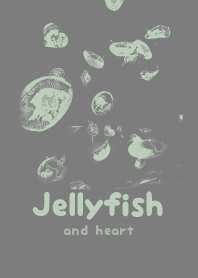 Jellyfish & heart Mouse gray