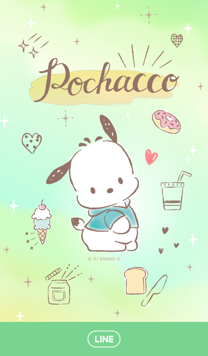Pochacco（水彩風）