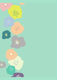 Gentle flowers on BG