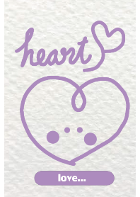 cute-heart purple