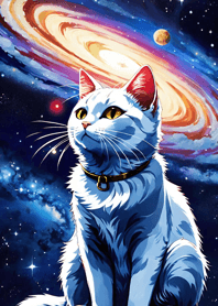 Night Moon Star Cat 4B1Fb1