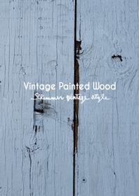 Vintage Painted Wood