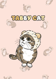 tabbycat7 / peach pink .jp