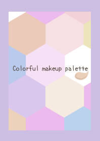 Colorful makeup palette/DUSTY PURPLE