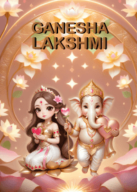 Ganesha-Lakshmi, success, wealth (JP)