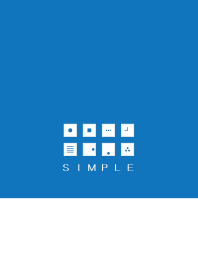 シンプル（white blue)V.288