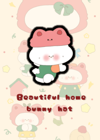 Beautiful home bunny hat