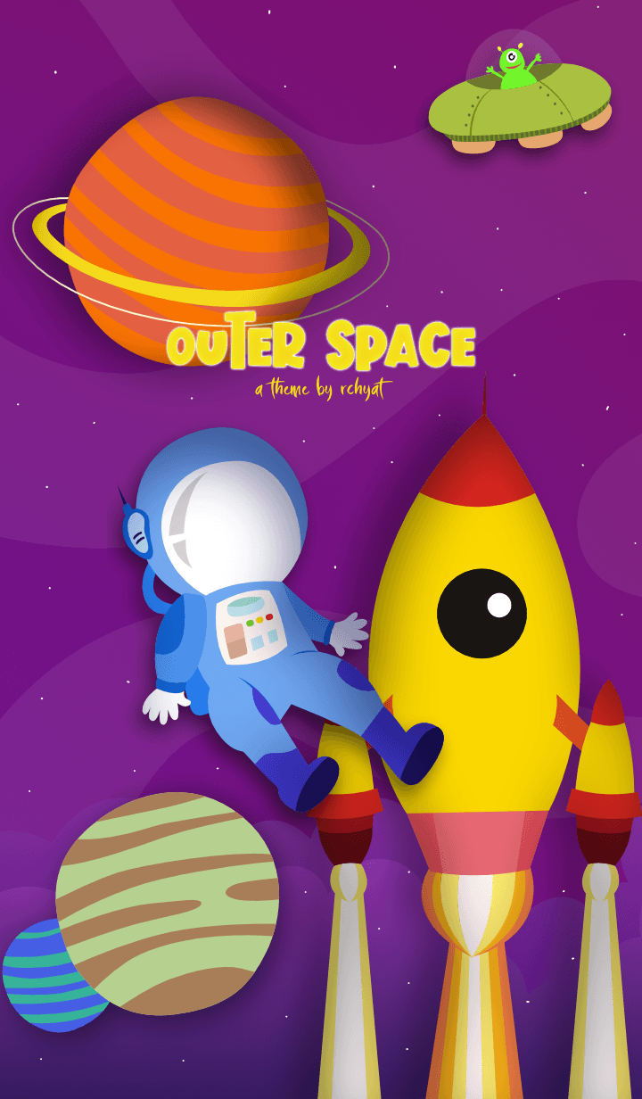 Outer Space Nate Baby Cartoon