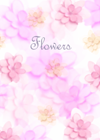 大人女子♪クリアフラワー・ピンク