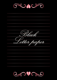 Black Letter paper *GLOSSYPINK 3*