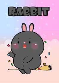 ธีมเจ้ากระต่ายดำ  ซุกซน