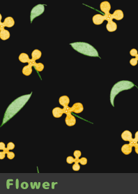 Flower 001-2 (fragrant olive/Black)