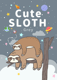 misty cat-sloth Galaxy grey