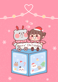 Shiang a & Mo jian bear-Christmas gift