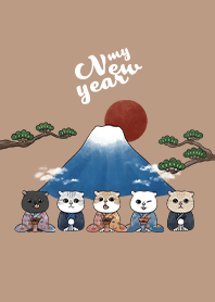 neko new year / mocha