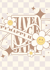 Have a Nice Daisy -  Beige 04-01