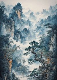 Ink wash landscape d434e0