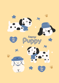 Dalmatian Dog & Friends : Yellow!