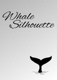 Whale Silhouette Japanese Ver.