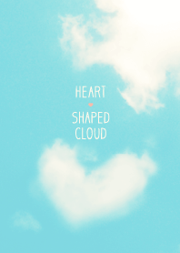 Heart shaped cloud.