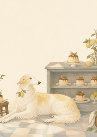 Lemon Borzoi Fig Pudding Shelf