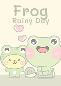 Frog rainy day!