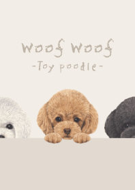 Woof Woof - Toy poodle - BEIGE/BROWN