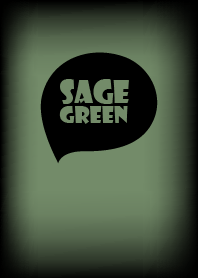 sage green and black