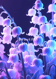 Beautiful Flower-LILYOFTHEVALLEY BLUE 2