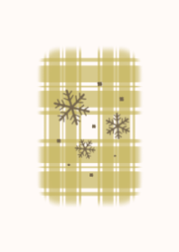 Winter Season Check Pattern(Yellow ver.)