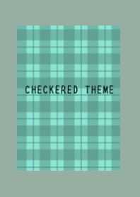MINT GREEN CHECKERED THEMEj-DUSTY GREEN