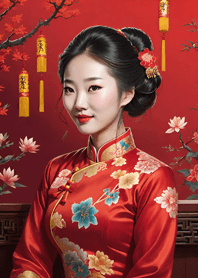 Girl celebrating the New Year 7D5d57