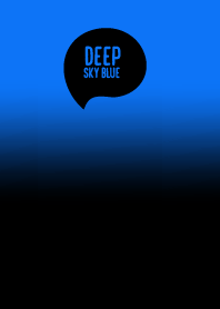 Black & Deep Sky Blue Theme V.7 (JP)