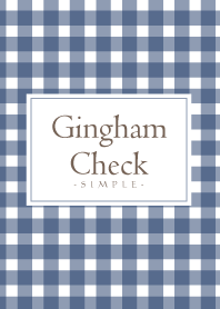 Gingham Check-Navy 26