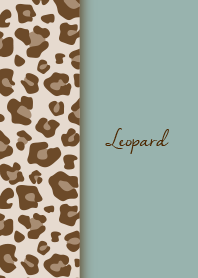leopard dull green
