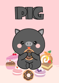 Sweet Black Pig Theme